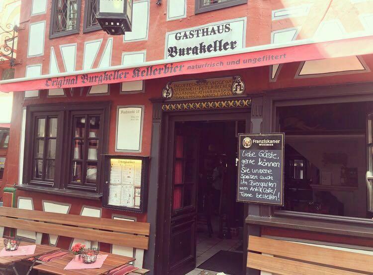 לימבורג אן דר לאהן Gasthaus Burgkeller מראה חיצוני תמונה